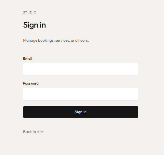 Login Page