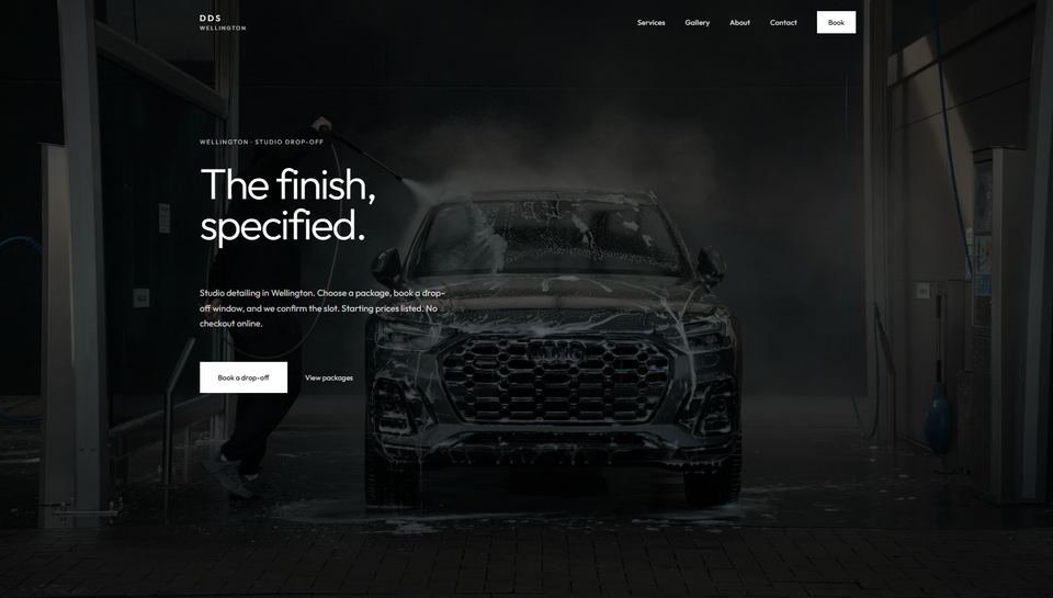 DDS - Detailer Website